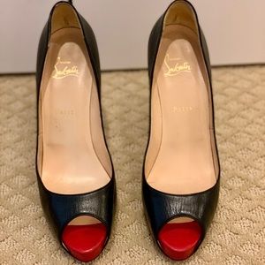 Authentic Christian Louboutin Peep Toe